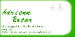 adrienn botar business card
